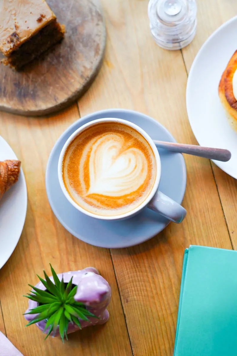 Koko drinks and pastry spread